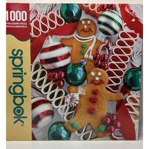 Springbok 1000 Piece Puzzle Holiday Treats Christmas Theme